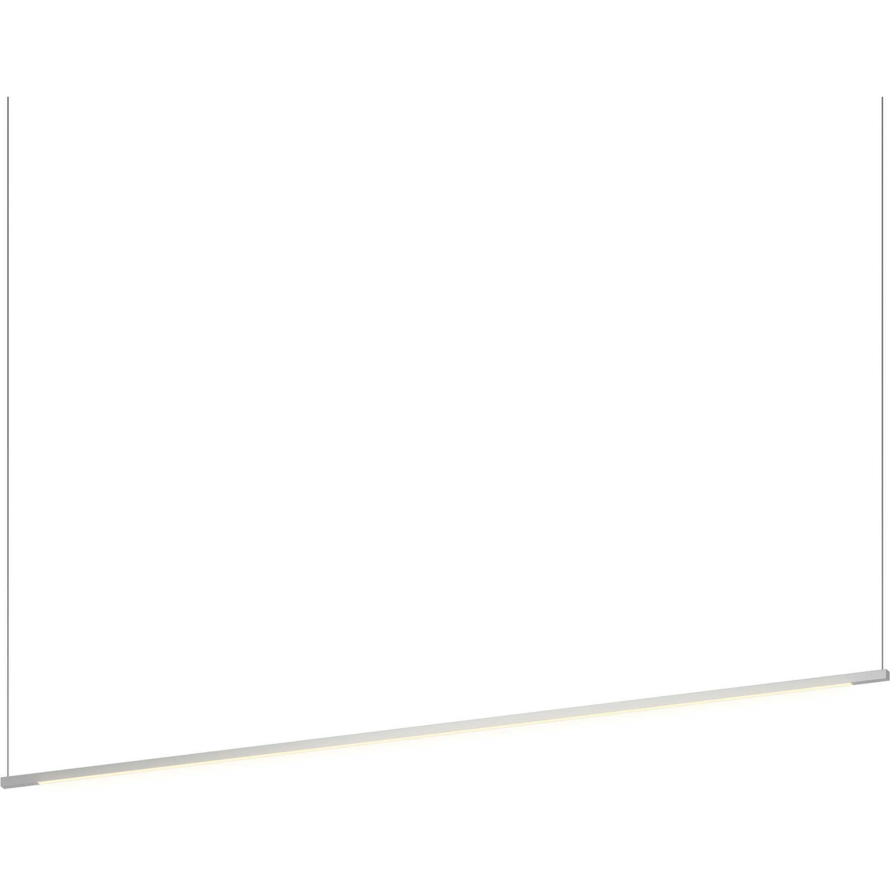 Z-Bar LED 0.5 inch Silver Pendant Ceiling Light